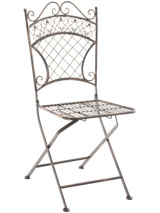 Silla de jardín Adelar, bronce Silla de jardín Adelar, bronce