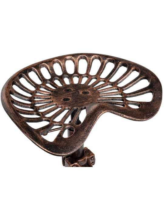 Juego de 2 taburetes de bar Butch, bronce Juego de 2 taburetes de bar Butch, bronce