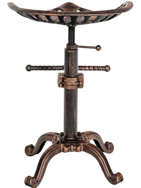 Juego de 2 taburetes de bar Butch, bronce Juego de 2 taburetes de bar Butch, bronce