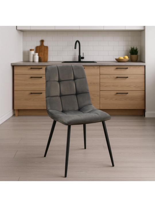 Silla de comedor Antibes, antracita Silla de comedor Antibes, antracita