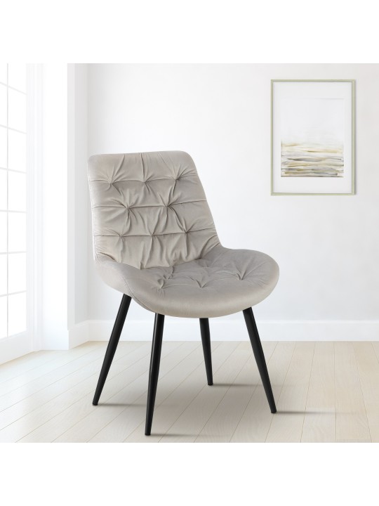 Juego de 2 sillas de comedor Rossford, gris Juego de 2 sillas de comedor Rossford, gris