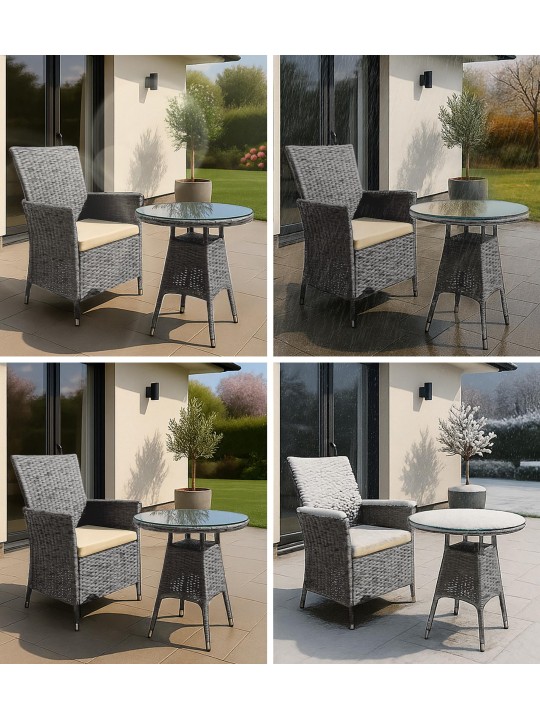 Grupo de asientos Fireda, gris jaspeado Grupo de asientos Fireda, gris jaspeado