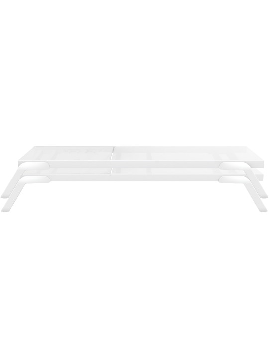 Juego de 2 tumbonas Tropic, blanco