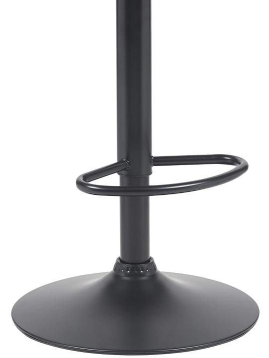 Taburete de bar Beverly B tela, nogal/crema