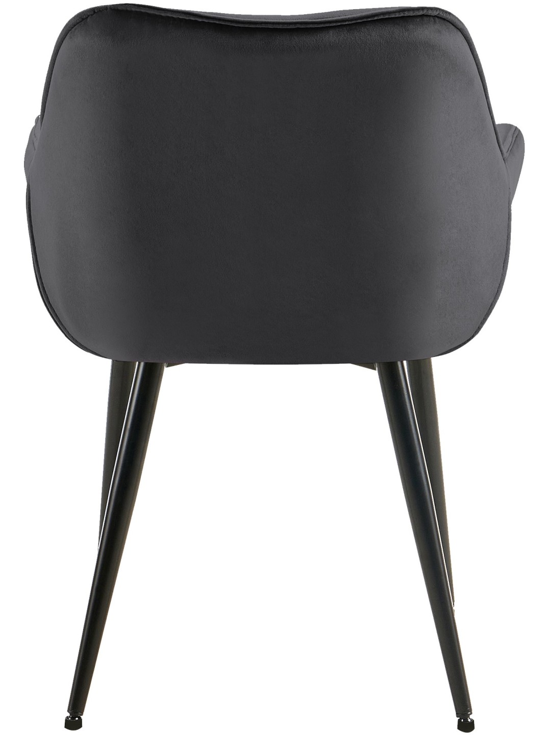 Silla Tanna Terciopelo, gris oscuro