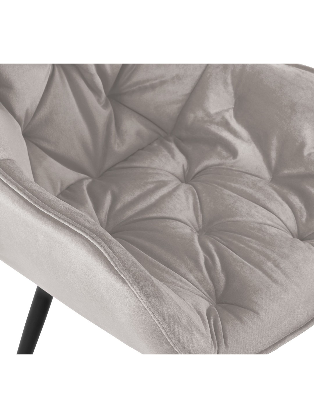 Silla Tanna Terciopelo, gris