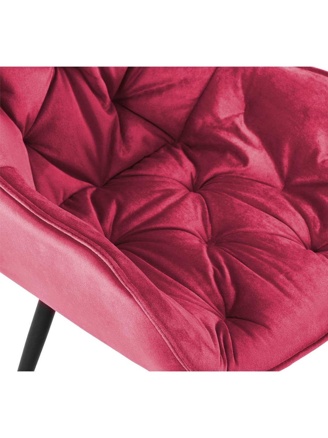 Silla Tanna Terciopelo, rojo