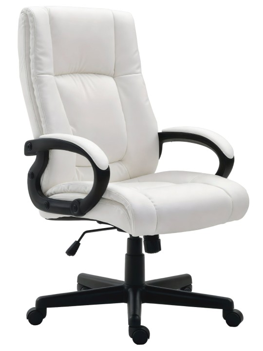 Silla de oficina XL Sparta piel sintética, blanco Silla de oficina XL Sparta piel sintética, blanco