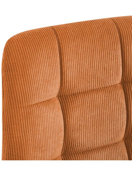 Juego de 4 sillas de comedor Tilde Cordón, naranja Juego de 4 sillas de comedor Tilde Cordón, naranja