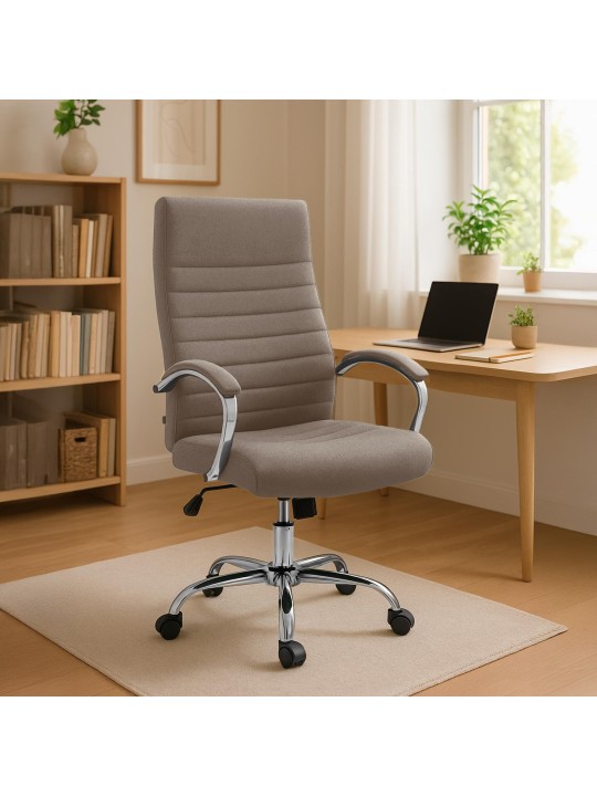 Silla de oficina tela Valais, taupe Silla de oficina tela Valais, taupe