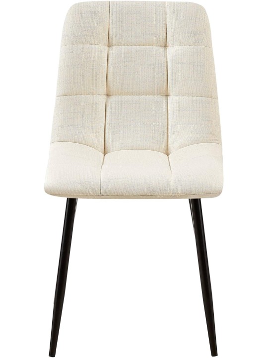 Silla de comedor tela Tilde, crema Silla de comedor tela Tilde, crema