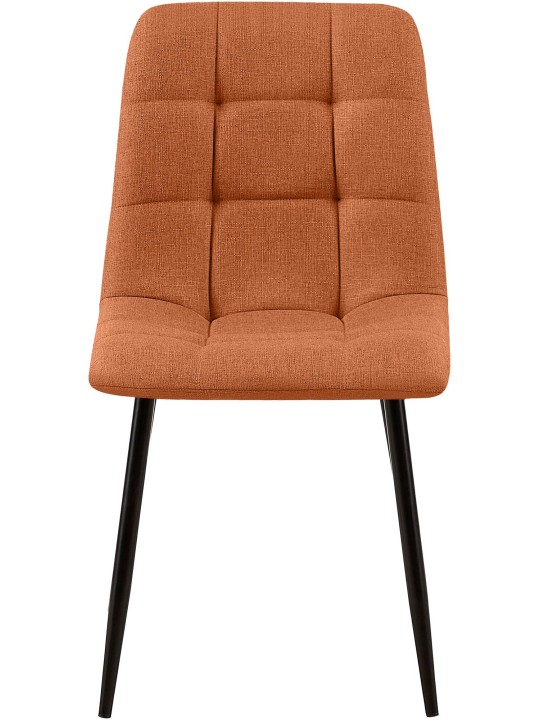 Silla de comedor tela Tilde, naranja Silla de comedor tela Tilde, naranja