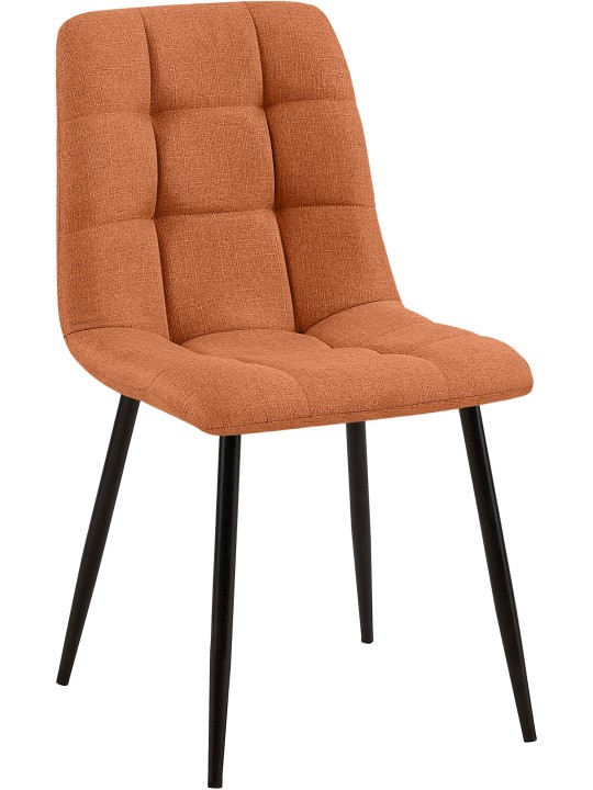 Silla de comedor tela Tilde, naranja Silla de comedor tela Tilde, naranja