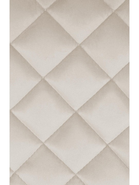 Juego de 2 taburetes de bar Kasson terciopelo, crema Juego de 2 taburetes de bar Kasson terciopelo, crema