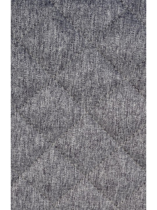 Juego de 2 taburetes de bar tela Kasson, gris