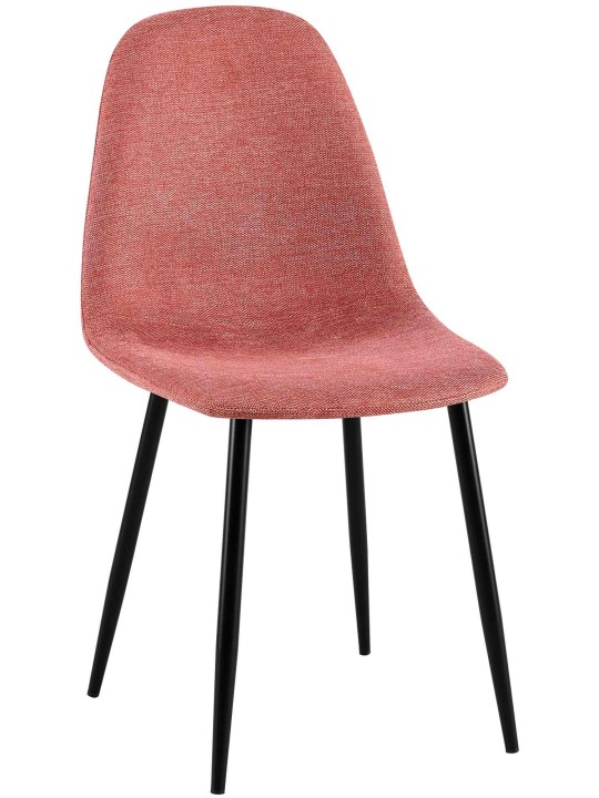 Silla de comedor tela Napier, naranja