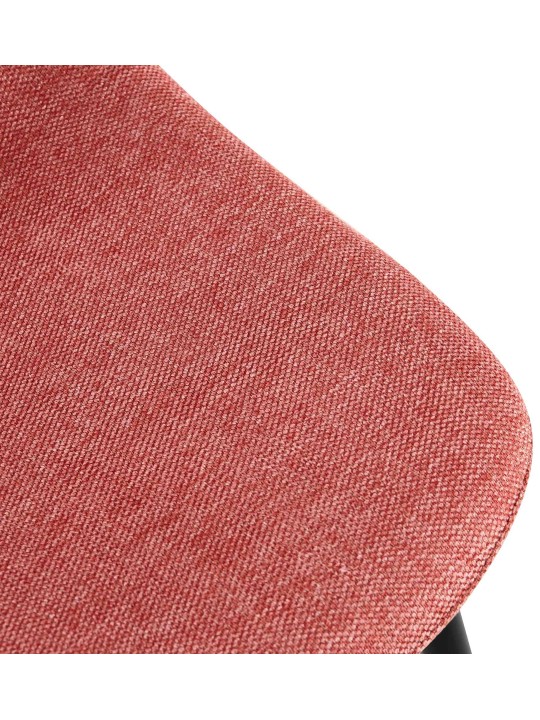 Silla de comedor tela Napier, naranja