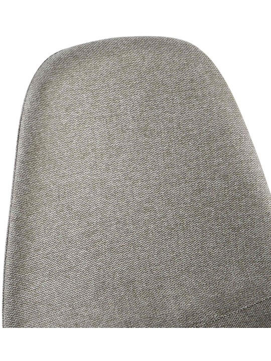 Silla de comedor tela Napier, gris claro