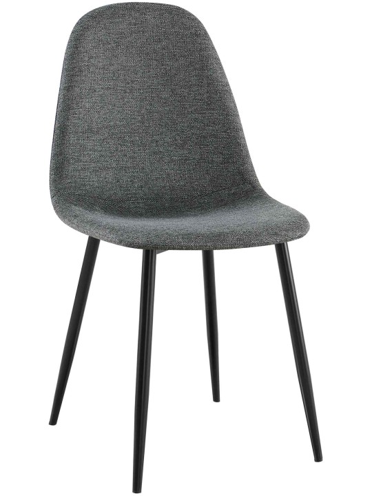 Silla de comedor tela Napier, gris Silla de comedor tela Napier, gris