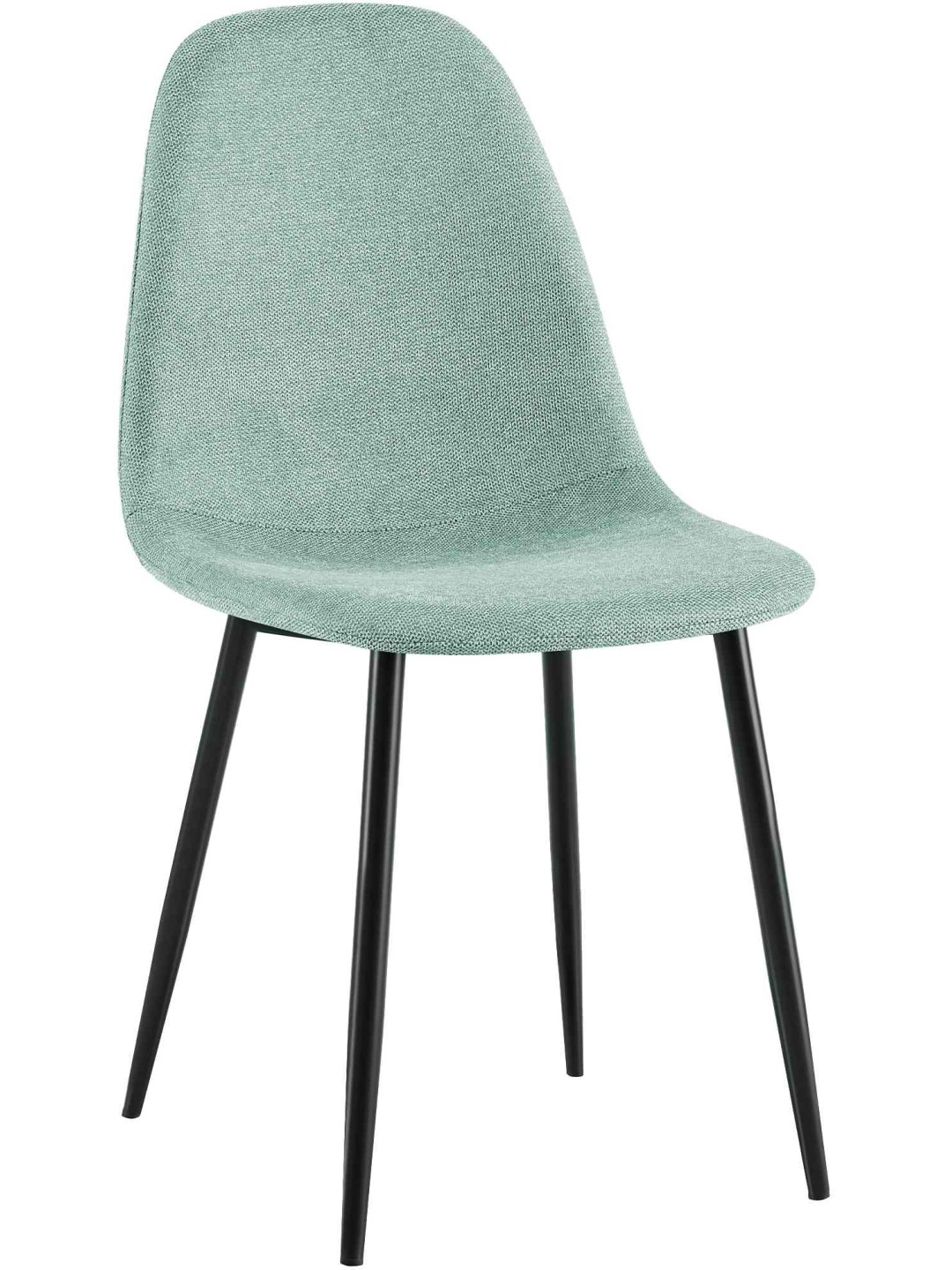 Silla de comedor tela Napier, verde claro