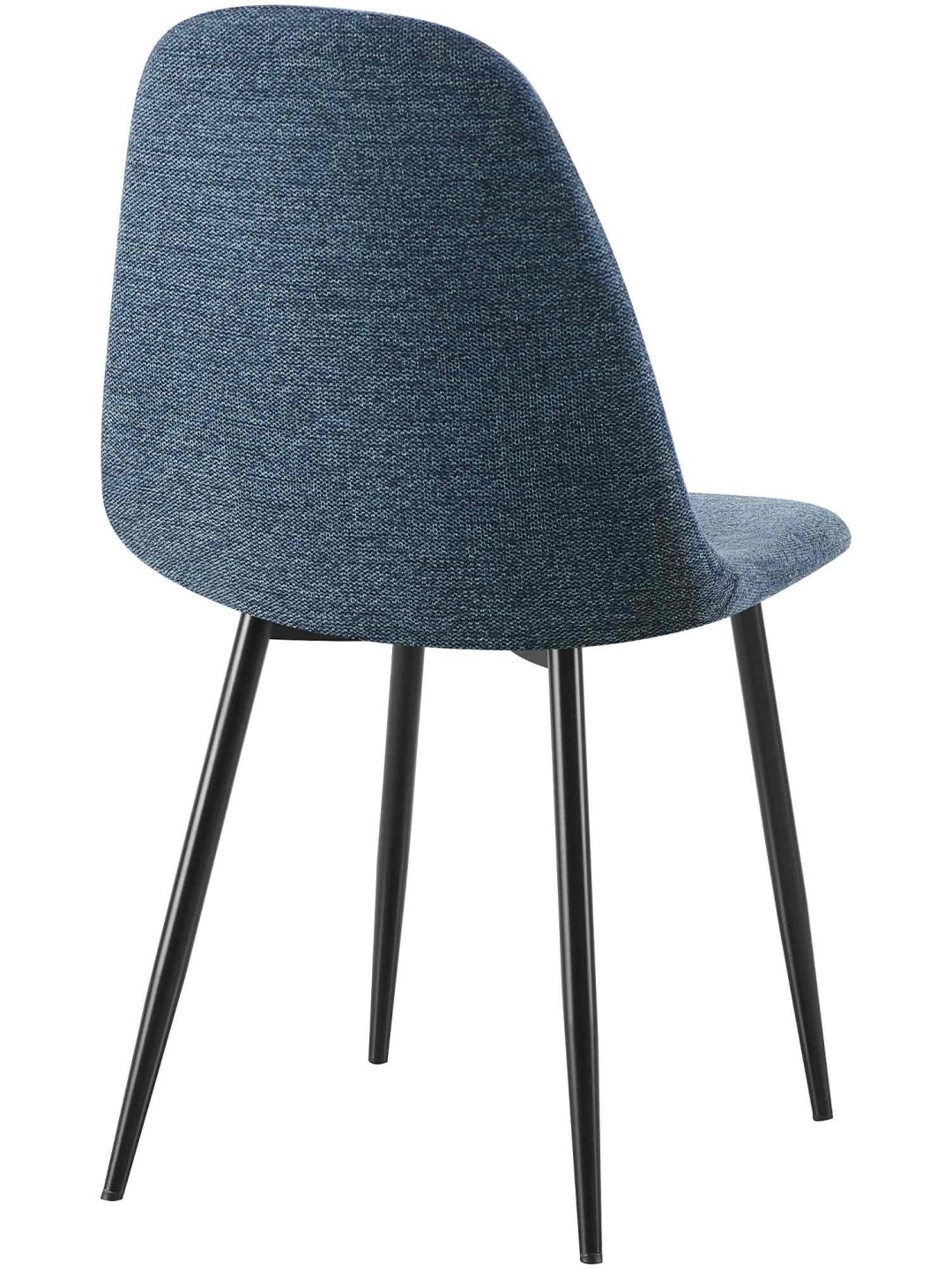 Silla de comedor tela Napier, azul oscuro