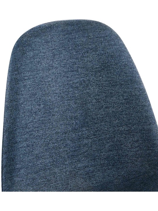 Silla de comedor tela Napier, azul oscuro