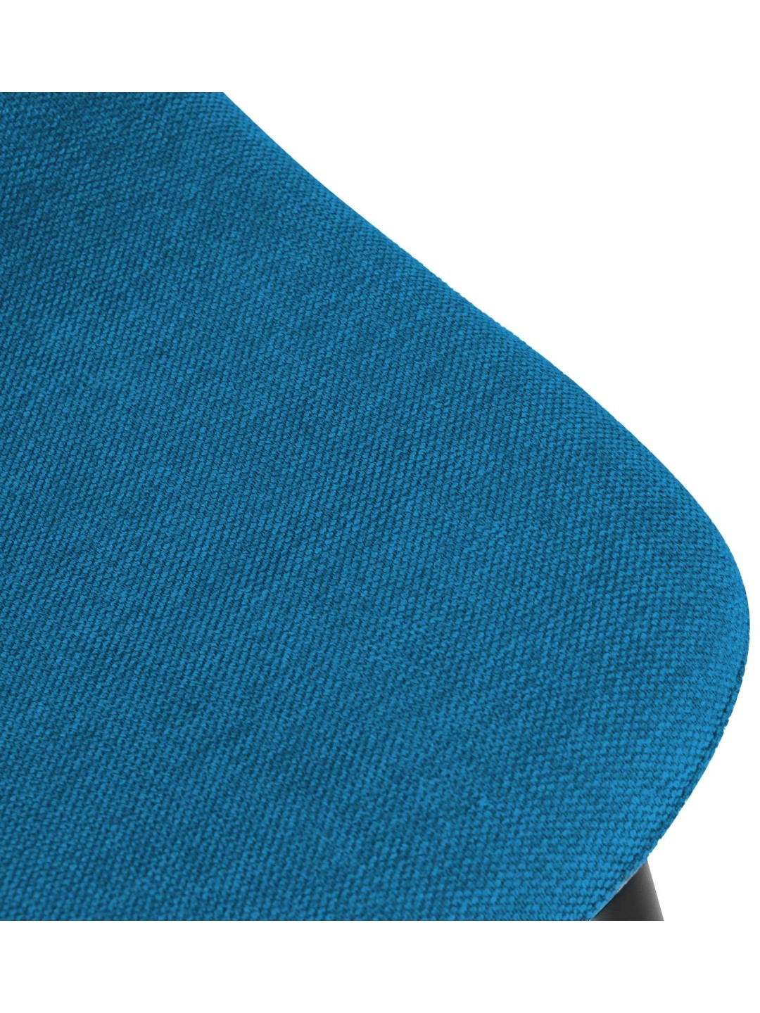 Juego de 4 sillas de comedor tela Napier, azul