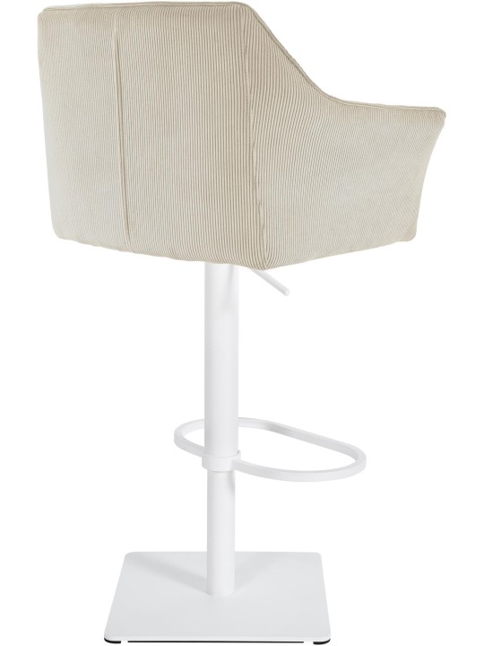 Taburete de bar Damaso W Cordón, crema Taburete de bar Damaso W Cordón, crema