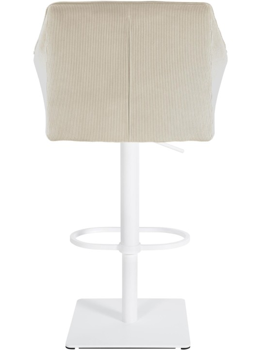 Taburete de bar Damaso W Cordón, crema Taburete de bar Damaso W Cordón, crema