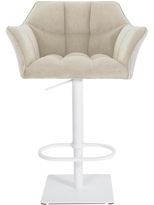 Taburete de bar Damaso W Cordón, crema Taburete de bar Damaso W Cordón, crema