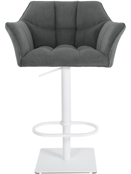 Taburete de bar Damaso W Cordón, gris