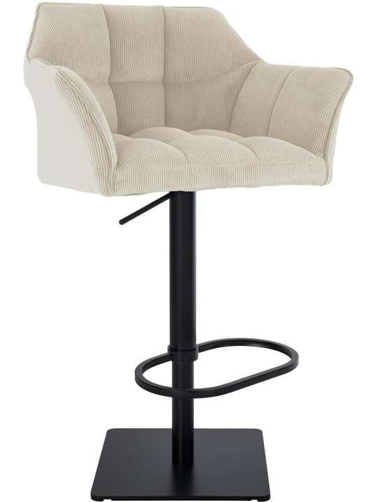 Taburete de bar Damaso B Cordón, crema