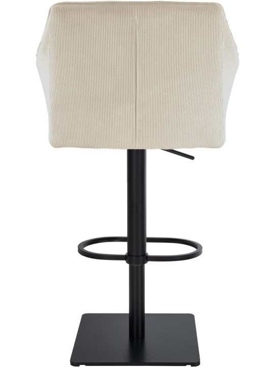 Taburete de bar Damaso B Cordón, crema