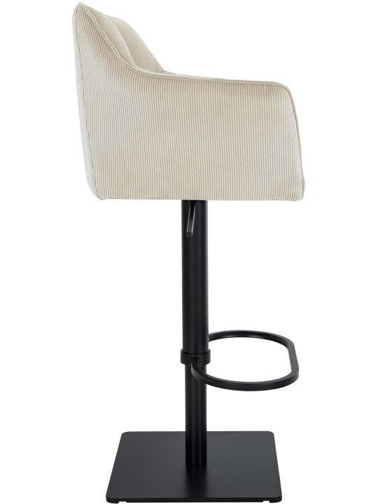 Taburete de bar Damaso B Cordón, crema