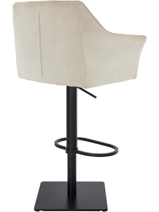 Taburete de bar Damaso B Cordón, crema