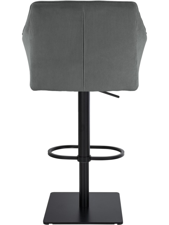 Taburete de bar Damaso B Cordón, gris