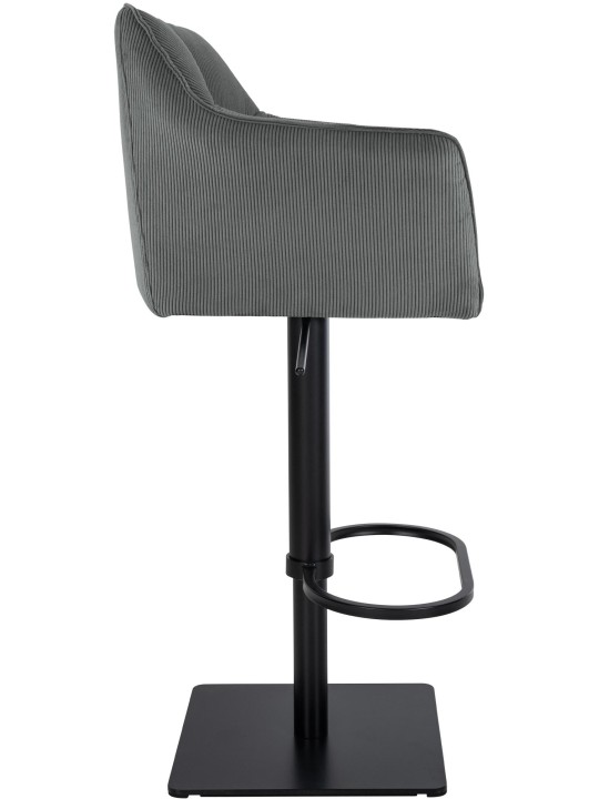 Taburete de bar Damaso B Cordón, gris