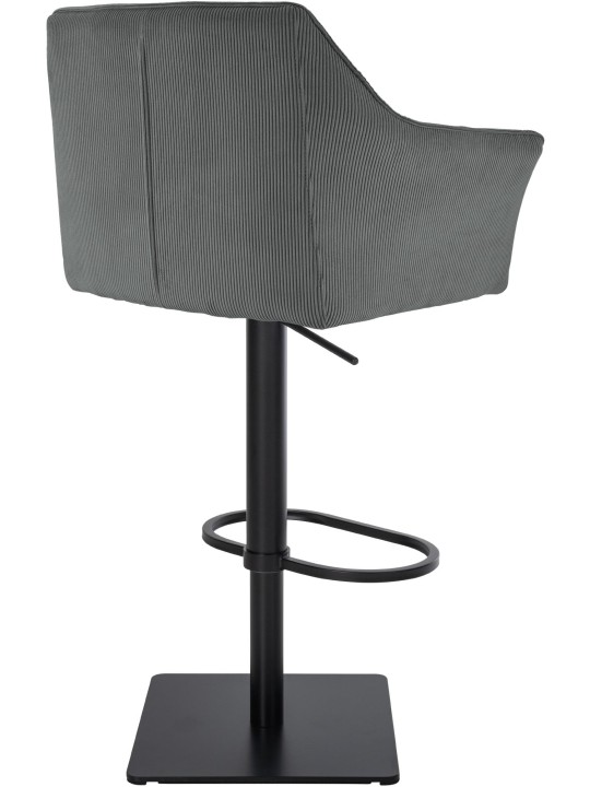 Taburete de bar Damaso B Cordón, gris