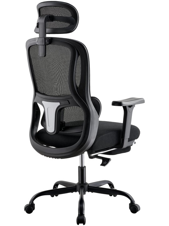 Silla de oficina Mankato, negro