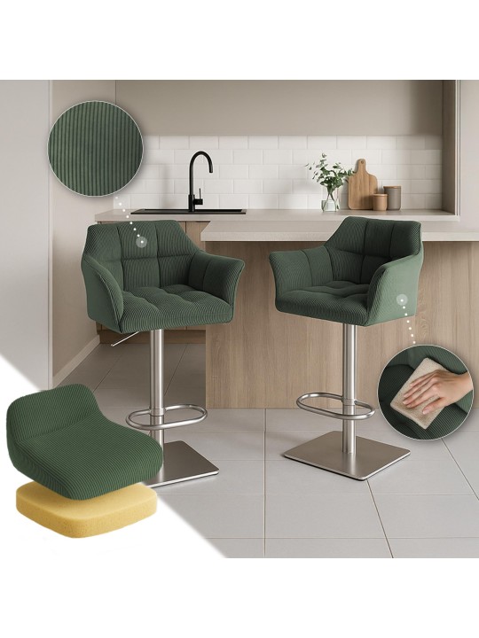 Taburete de bar Damaso E Cordón, verde