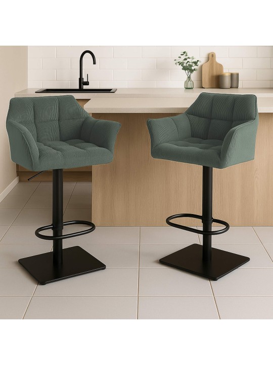 Taburete de bar Damaso B Cordón, verde