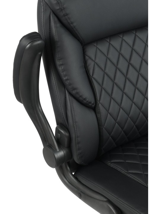 Silla de oficina Medfield piel sintética, negro