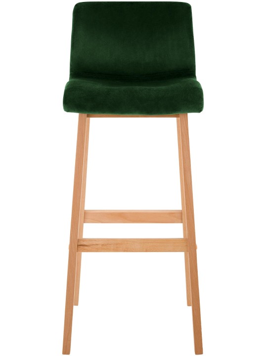 Taburete de bar Hoover Velvet Natura, verde
