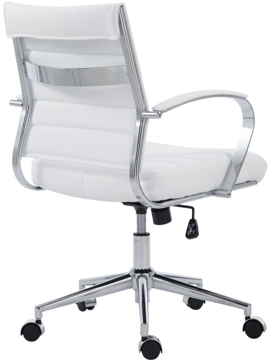 Silla de oficina Oakland polipiel, blanco