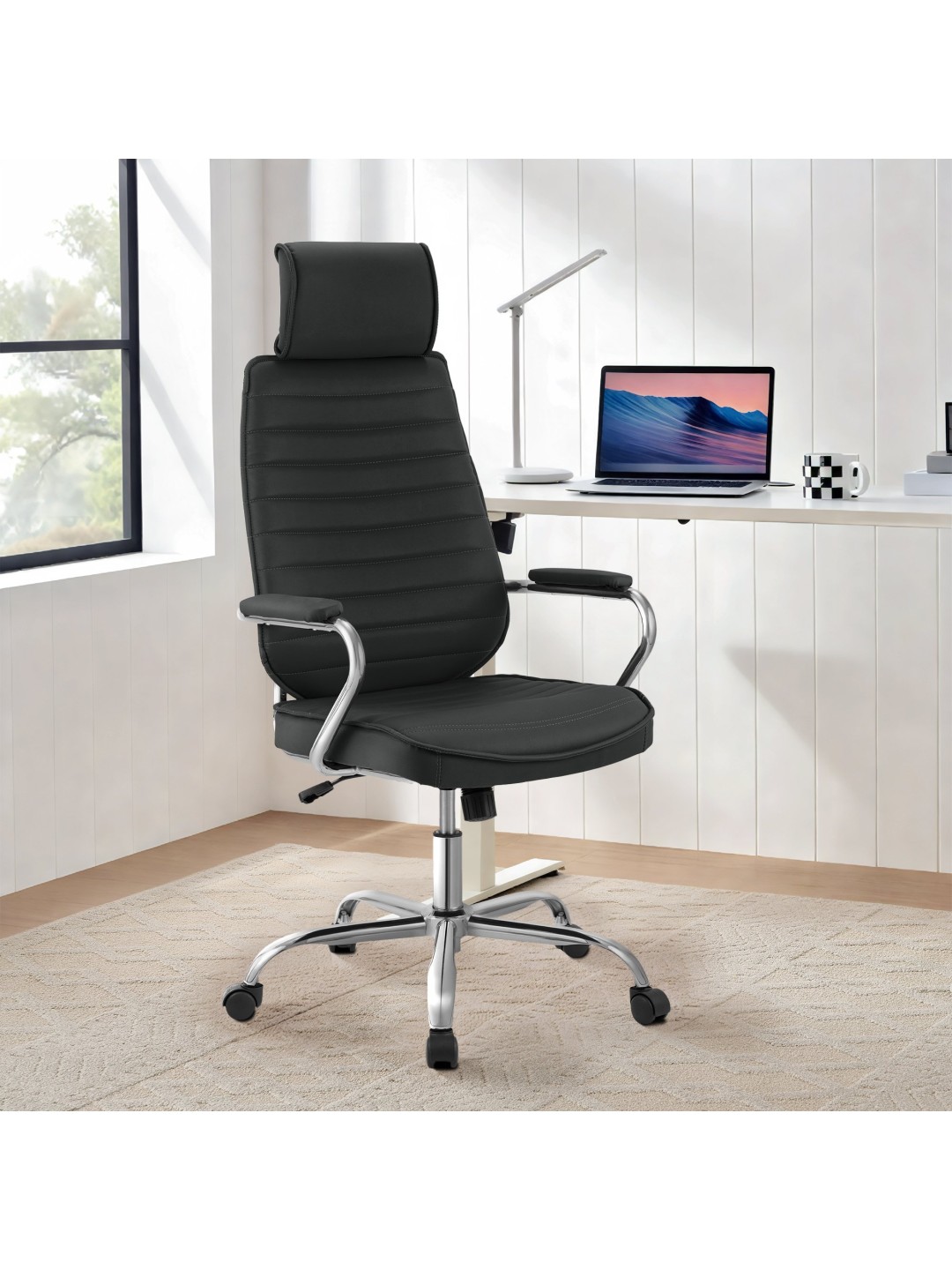 Silla de oficina Rako, negro