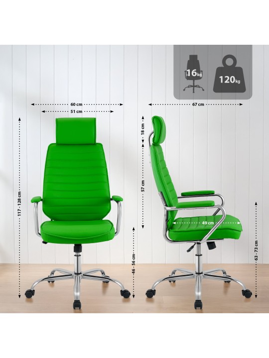 Silla de oficina Rako, verde Silla de oficina Rako, verde