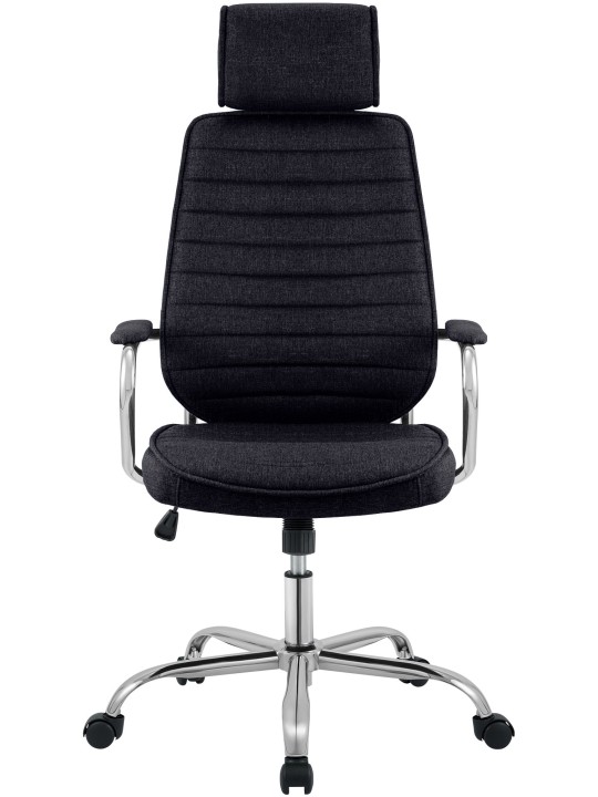 Silla de oficina Rako tela, negro Silla de oficina Rako tela, negro