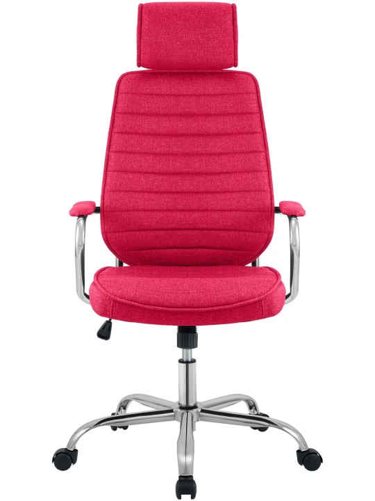 Silla de oficina Rako tela, rojo