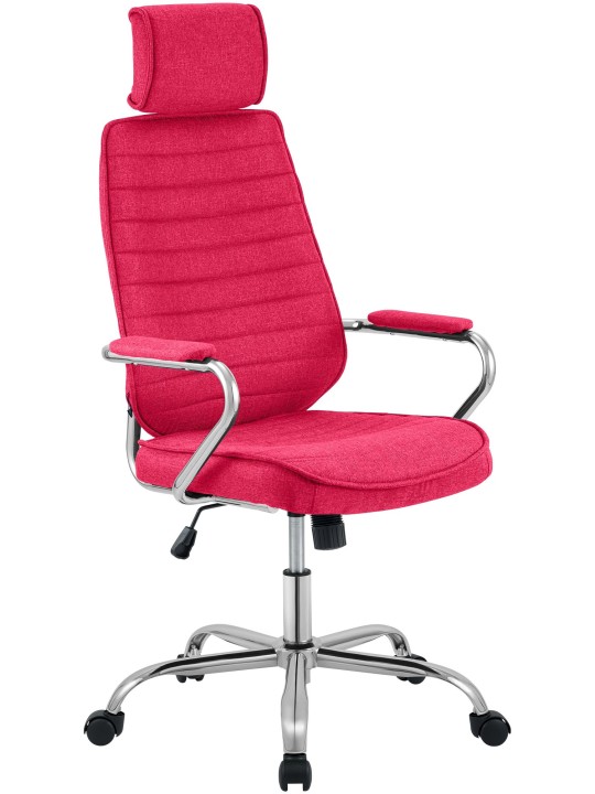 Silla de oficina Rako tela, rojo