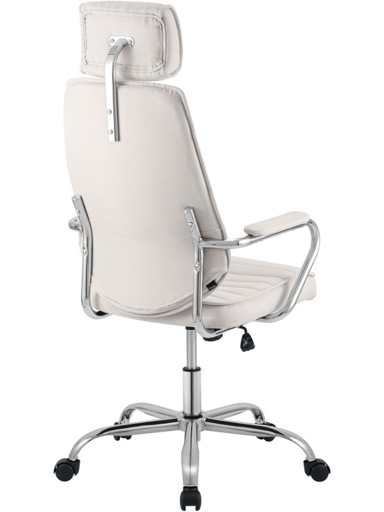 Silla de oficina Rako tela, beige
